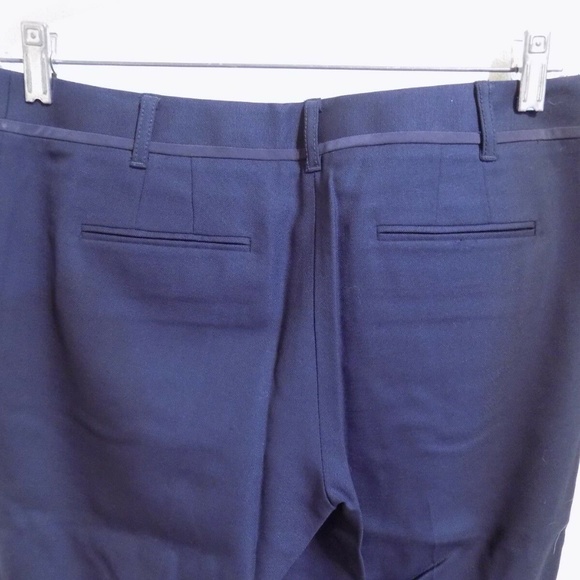 TORY BURCH Navy Blue Wool Ankle Dress Pants, 6 - Picture 5 of 5